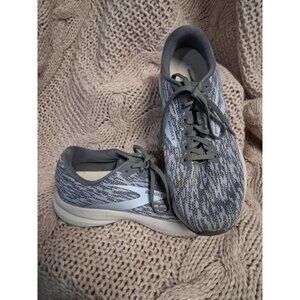 Brooks Launch 8 Womens Running Shoes Gray/White Size 9 Lightweight Comfortable F